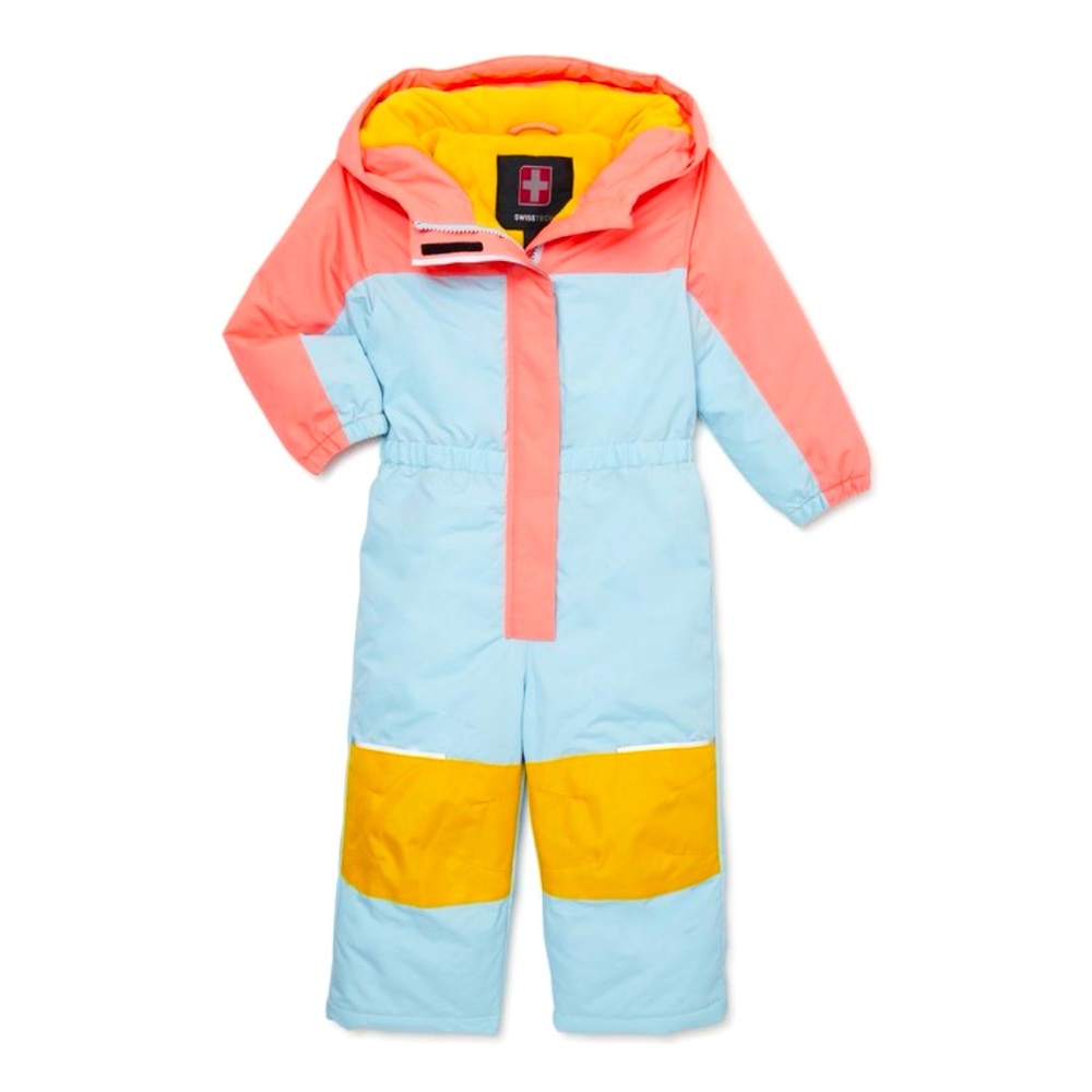 Swiss Tech Toddler Girl’s One Piece Snowsuit, Size: 2T NEW
